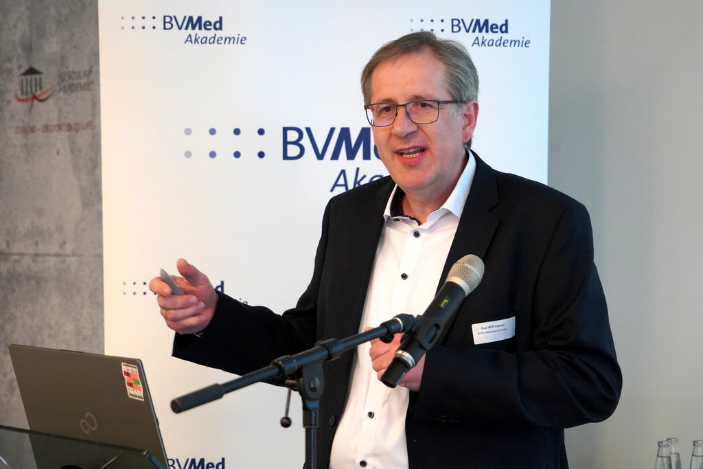 Paul Willi Coenen als Referent auf der BVMed-MDR-Konferenz